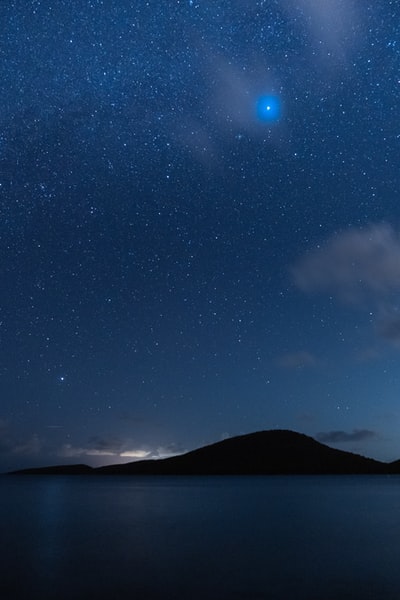 Bodies of water under the stars
